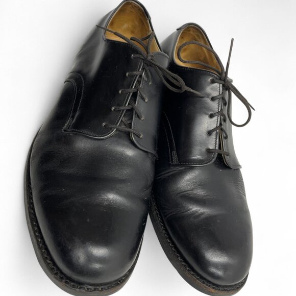 Vintage 1980 Craddock Terry Shoes Men's 8.5 W Leather Military Lace Up Oxfords - Picture 6 of 13